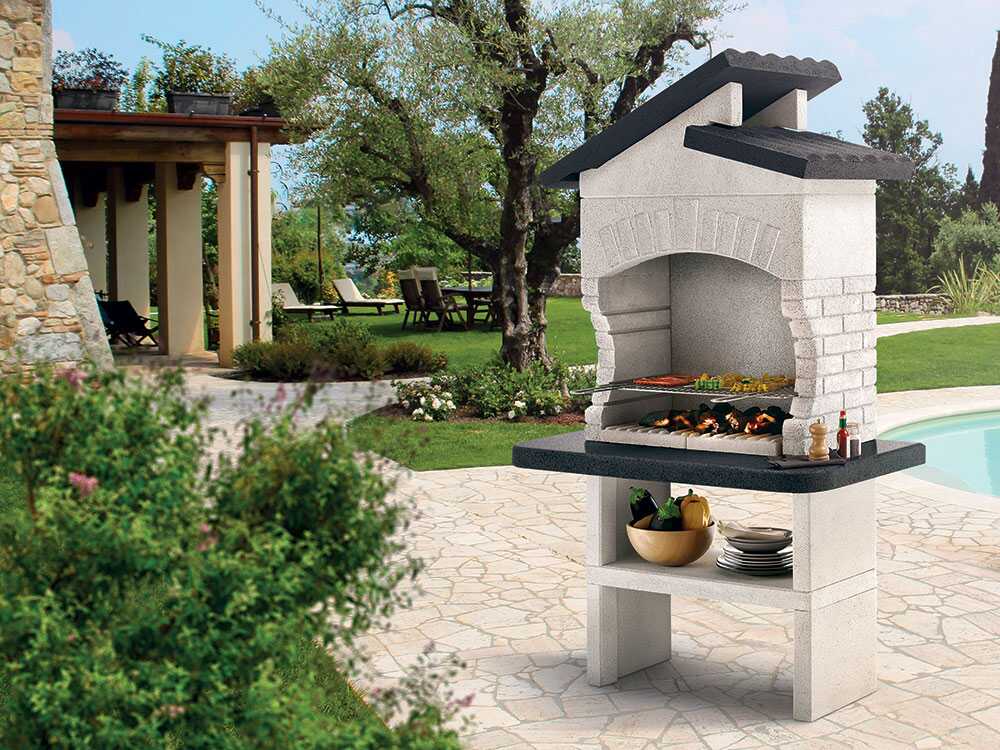 Palazzetti Procida 2 – Barbacoa de obra de leña y carbón - Imagen 2
