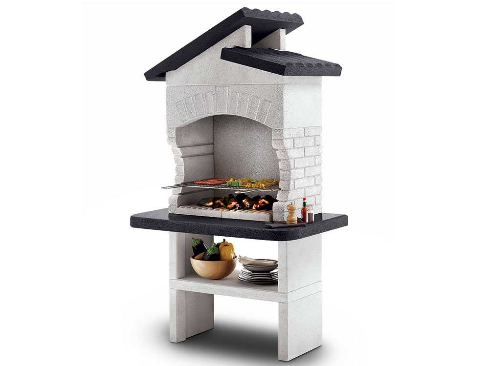 Palazzetti Procida 2 – Barbacoa de obra de leña y carbón - Imagen 4