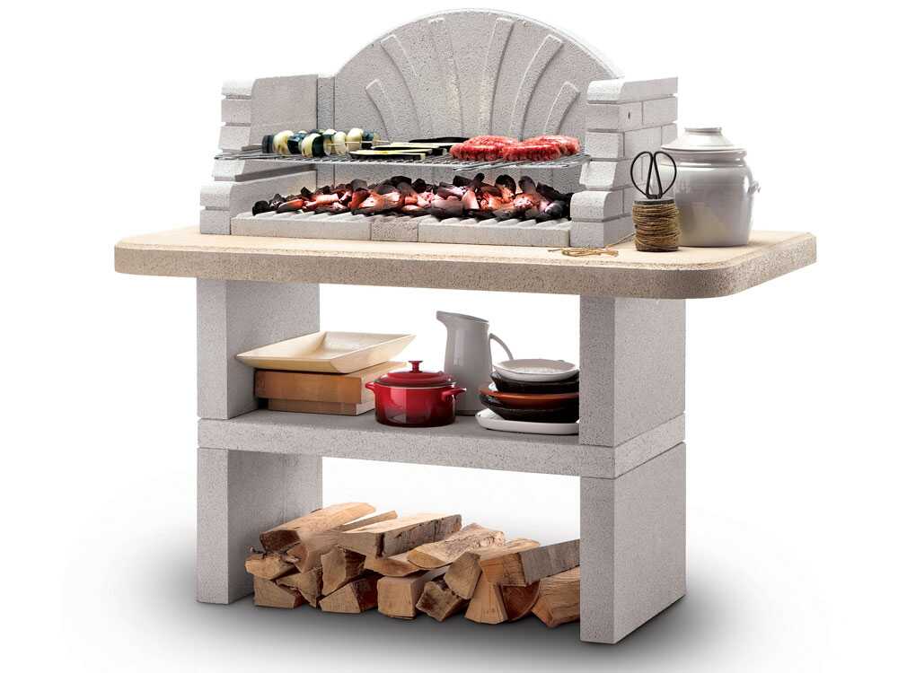 Palazzetti St. Tropez – Barbacoa de leña y carbón de obra - Imagen 3