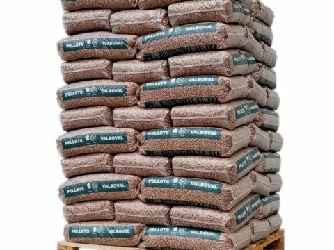 PELLET VALBOVAL – PALÉ DE 65 SACOS DE 15 KG