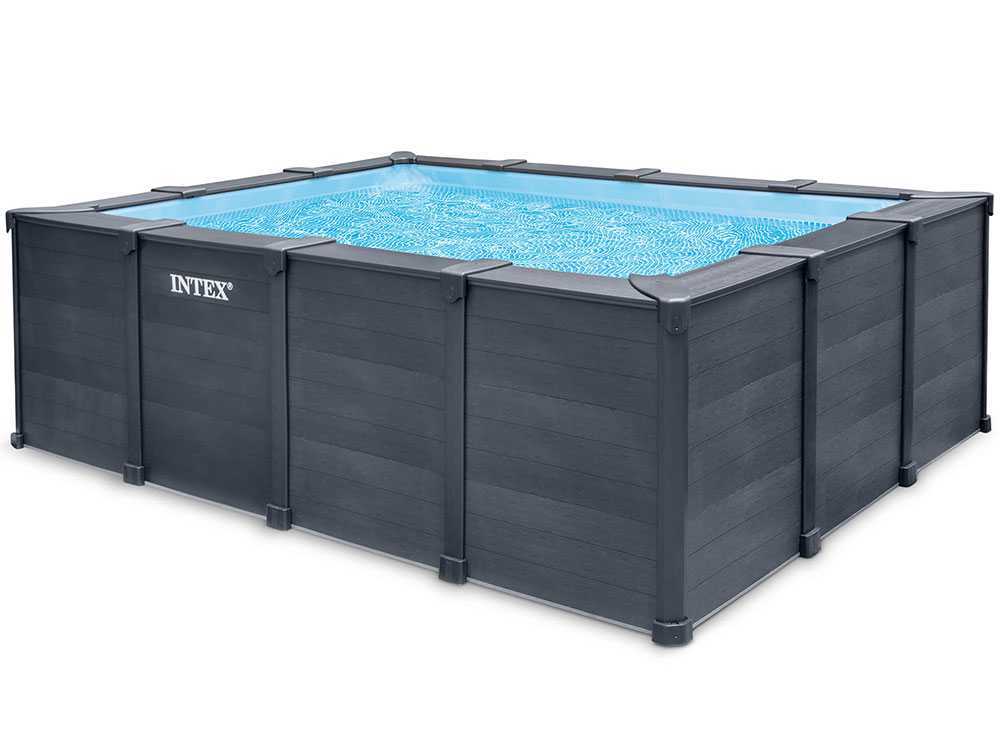 Piscina elevada Intex Graphite Grey Panel 26396NP - Imagen 4