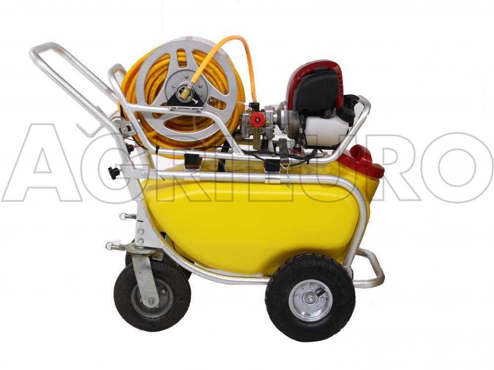 Bomba agrícola de gasolina con carro de aluminio GeoTech SP 1050 4S ALU – 4 tiempos de gasolina - Imagen 4
