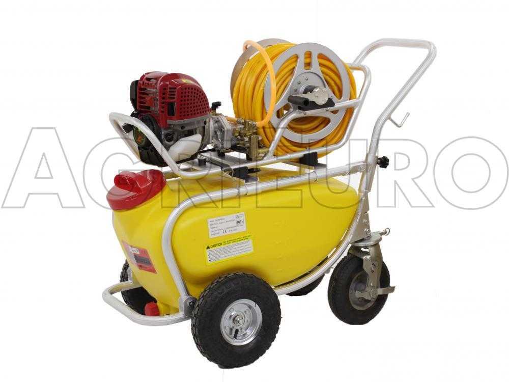 Bomba agrícola de gasolina con carro de aluminio GeoTech SP 1050 4S ALU – 4 tiempos de gasolina - Imagen 5