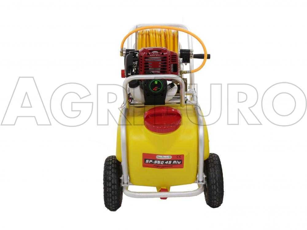 Bomba agrícola de gasolina con carro de aluminio GeoTech SP 550 4S ALU – 4 tiempos de gasolina - Imagen 3