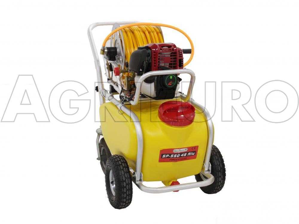 Bomba agrícola de gasolina con carro de aluminio GeoTech SP 550 4S ALU – 4 tiempos de gasolina - Imagen 5