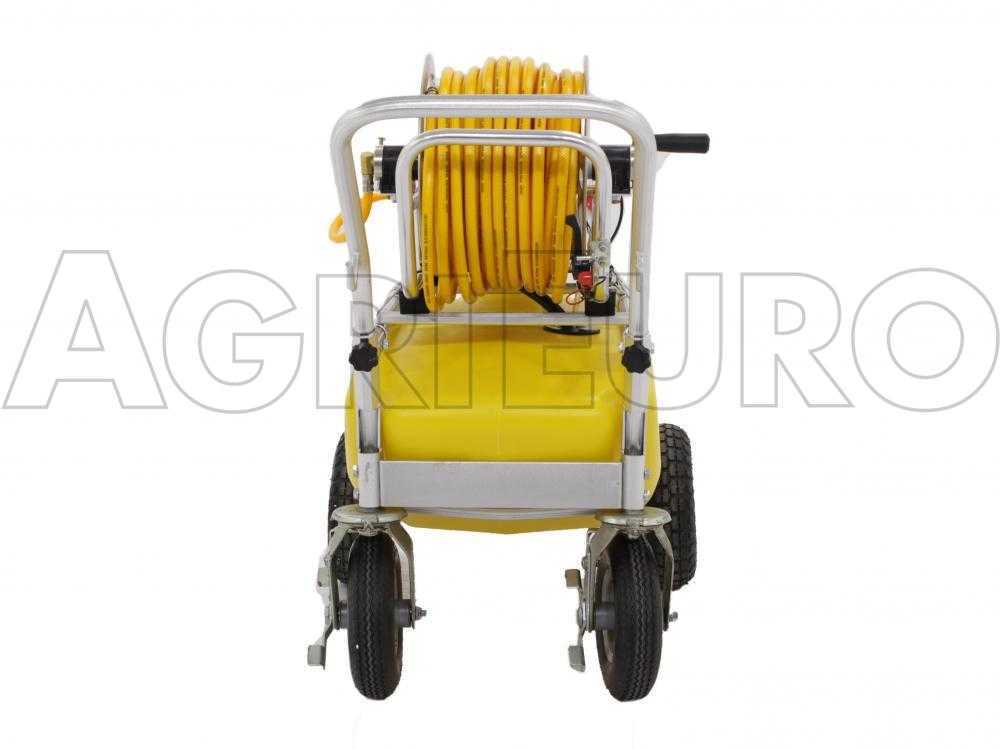 Bomba agrícola de gasolina sobre carro de aluminio GeoTech SP 1050 2S ALU – 2 tiempos de mezcla - Imagen 5