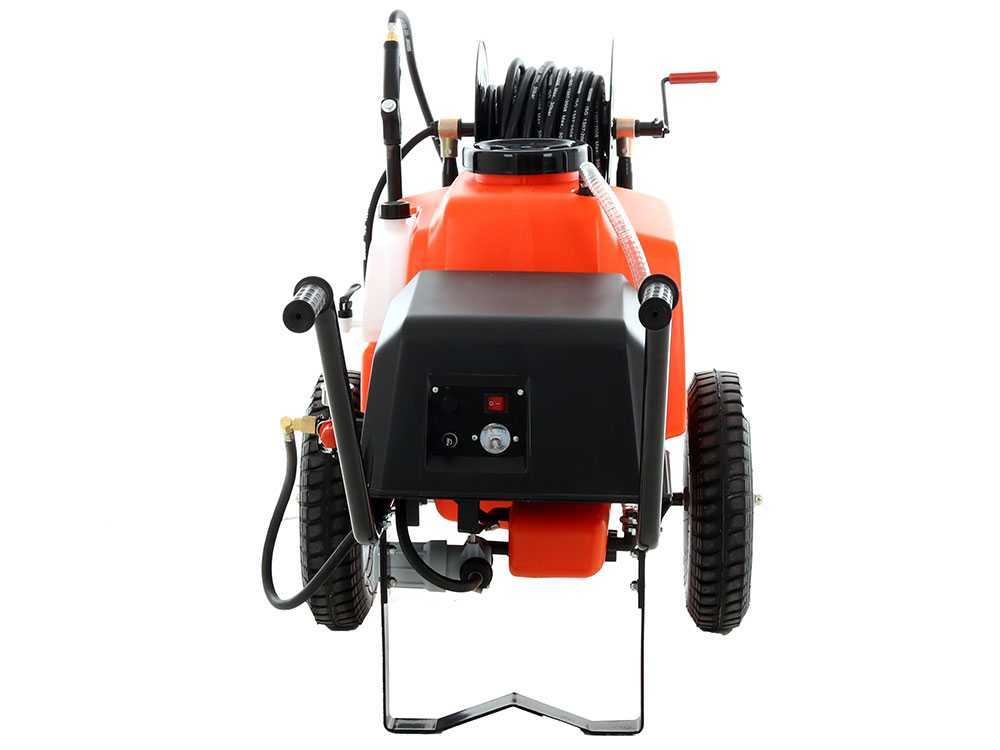 Bomba de pulverización a batería Stocker 12V de 60 l – Pulverizador eléctrico sobre carro - Imagen 4