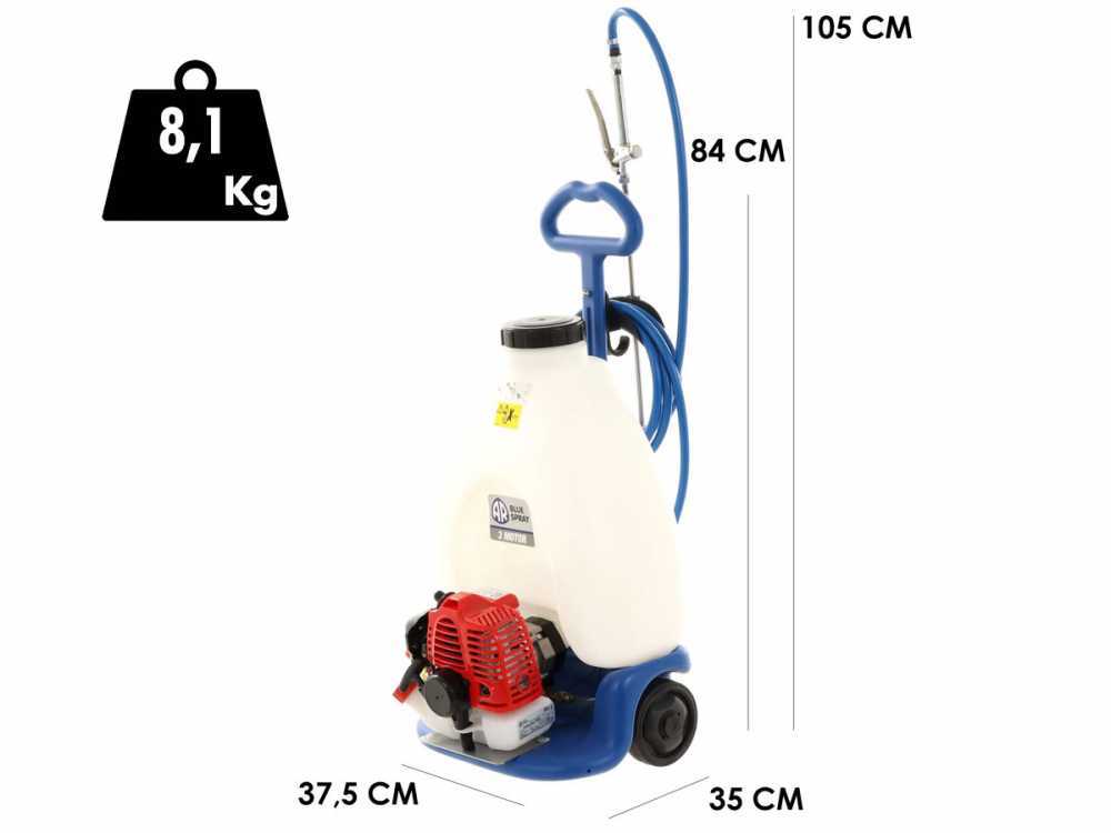 Bomba de pulverización a batería sobre ruedas Annovi Reverberi Blue Spray 3 Motor - Imagen 2