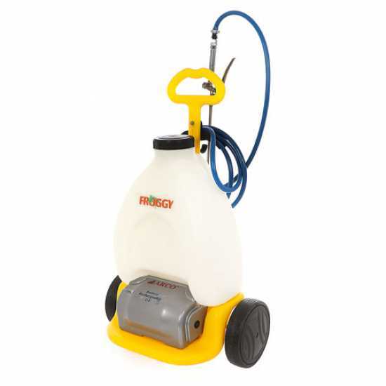 Bomba de pulverización a batería con trolley ARCO Froggy Eco 12 volt – depósito 20 lt