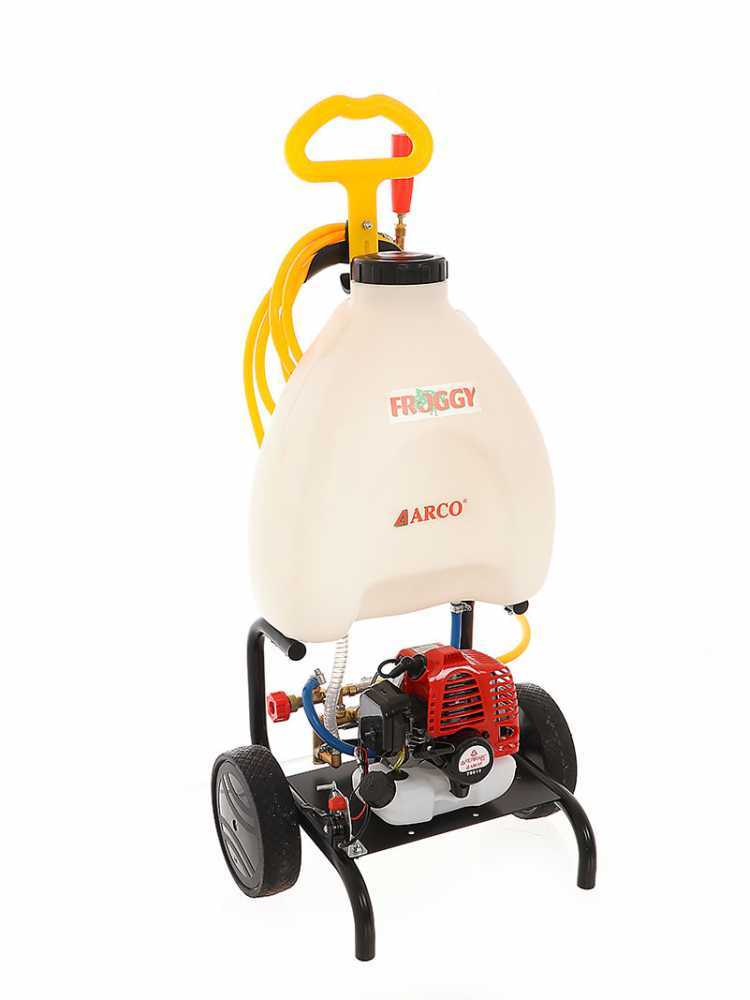 Bomba de pulverización de gasolina ARCO Froggy Super S 25A con trolley y motor de 2 tiempos - Imagen 5