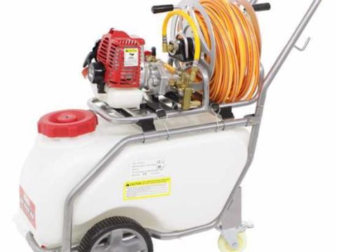 Bomba de pulverización de gasolina sobre carro GeoTech SP 520 2S – motor de 2 tiempos de mezcla
