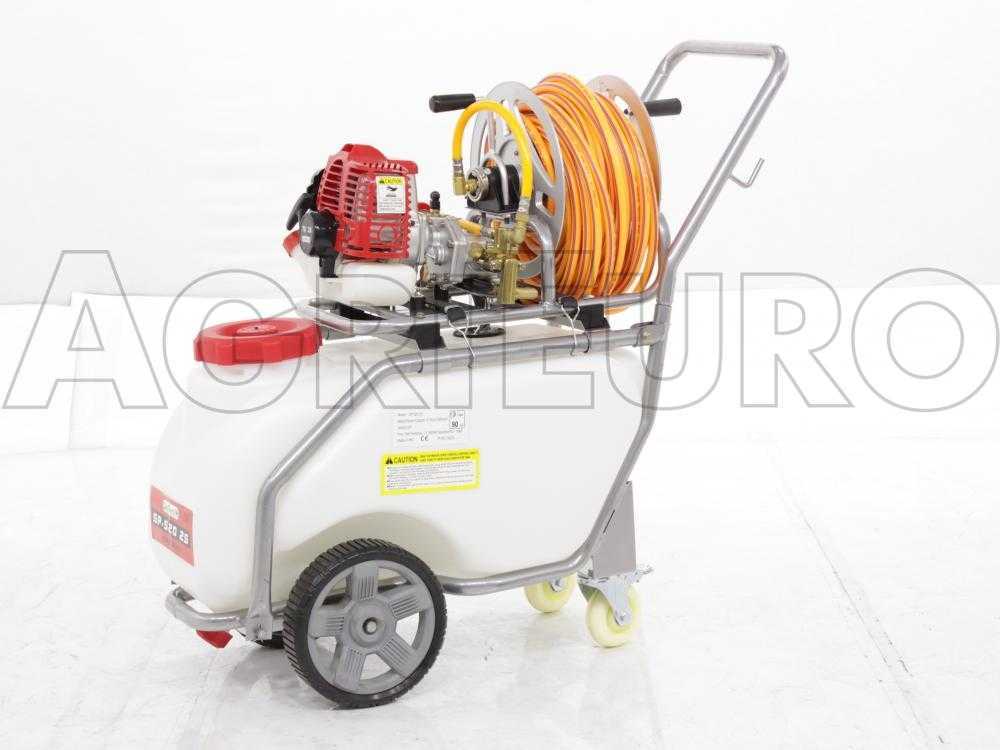 Bomba de pulverización de gasolina sobre carro GeoTech SP 520 2S – motor de 2 tiempos de mezcla - Imagen 5