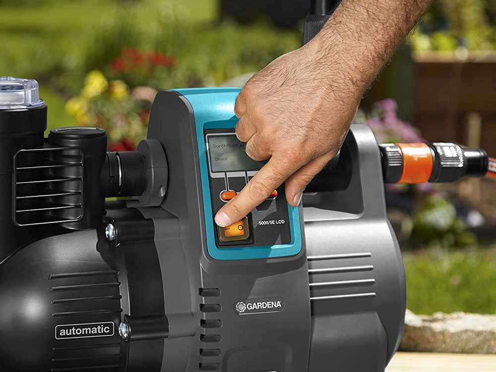 Bomba Gardena automática 5000/5E LCD con función de ahorro de energía - Imagen 3