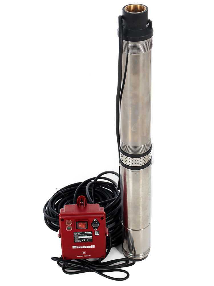 Bomba sumergible de perforación Einhell GC-DW 1300 N + Caja de mando externa – 1300W - Imagen 2