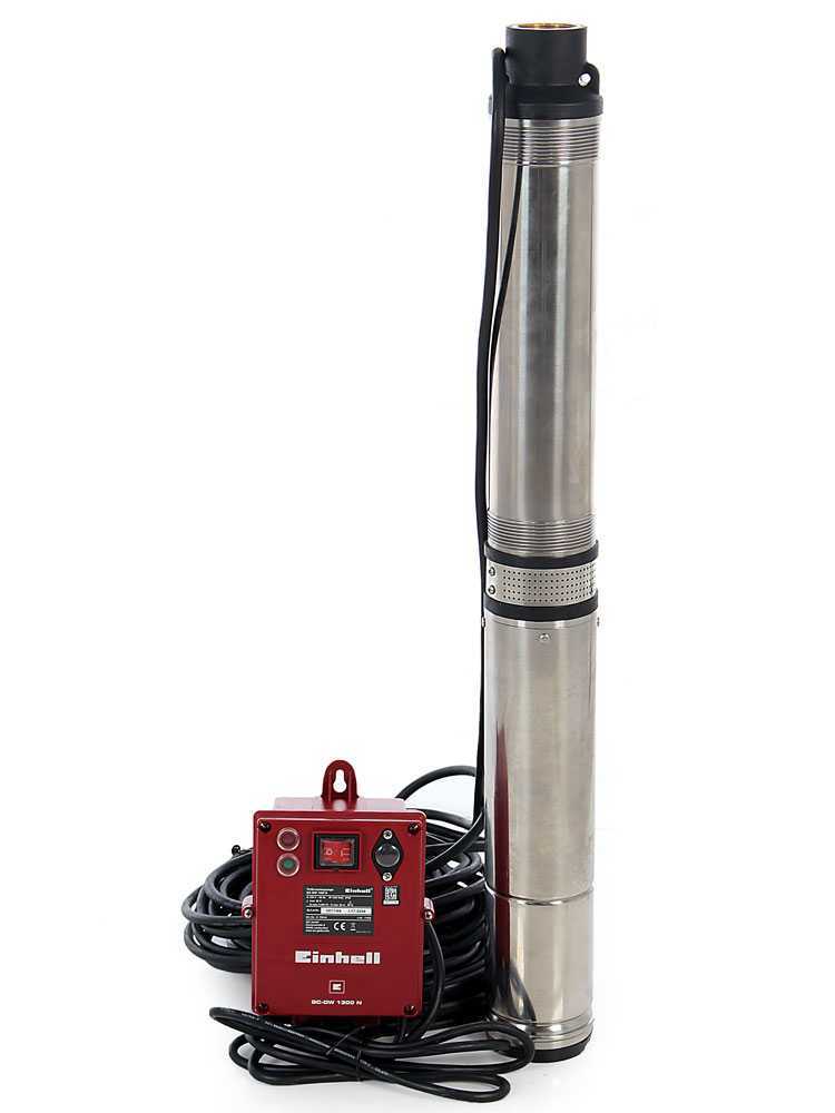 Bomba sumergible de perforación Einhell GC-DW 1300 N + Caja de mando externa – 1300W - Imagen 5