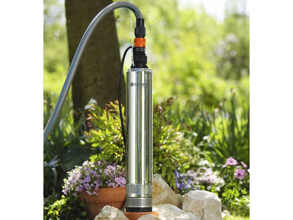 Bomba sumergible para pozos Gardena 5500/5 inox – 850W- Para aguas limpias - Imagen 3