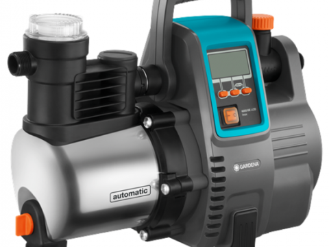 Bomba eléctrica Gardena automática 6000/6E LCD Inox – 1300W