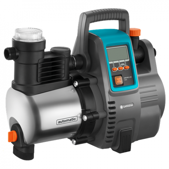 Bomba eléctrica Gardena automática 6000/6E LCD Inox – 1300W