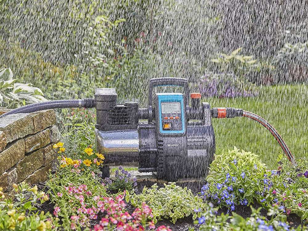 Bomba eléctrica Gardena automática 6000/6E LCD Inox – 1300W - Imagen 2