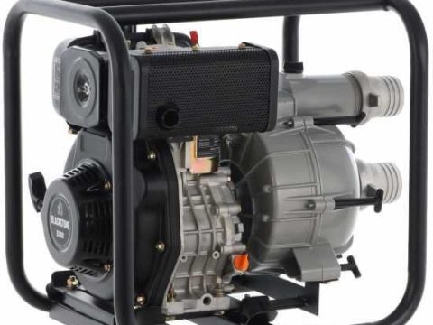 Bomba diésel Blackstone BD-T 8000 para aguas residuales sucias con racores de 80 mm – Euro 5