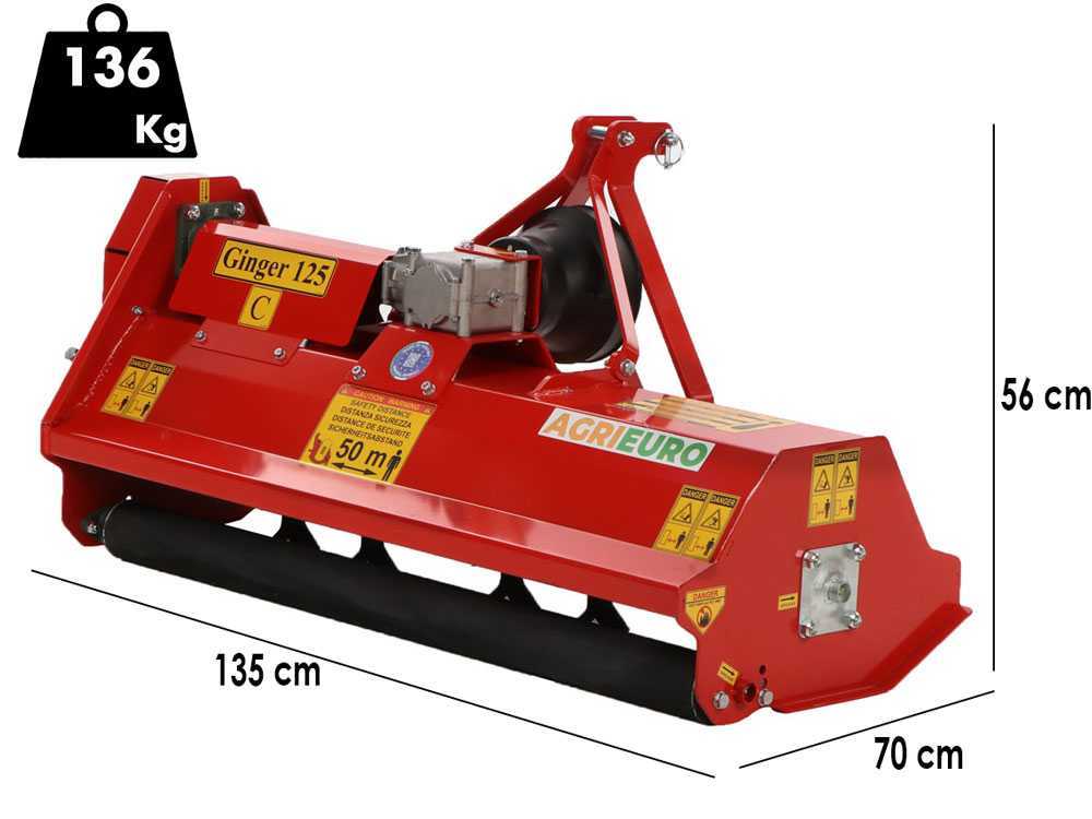 Premium Line GINGER 125 C – Trituradora para tractor – Serie ligera - Imagen 2