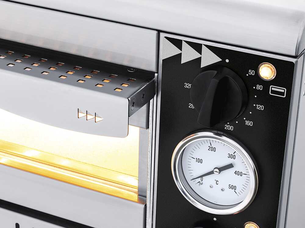 Prismafood HIDEO 2/40 – Horno eléctrico de pizza – 3200 W - Imagen 3