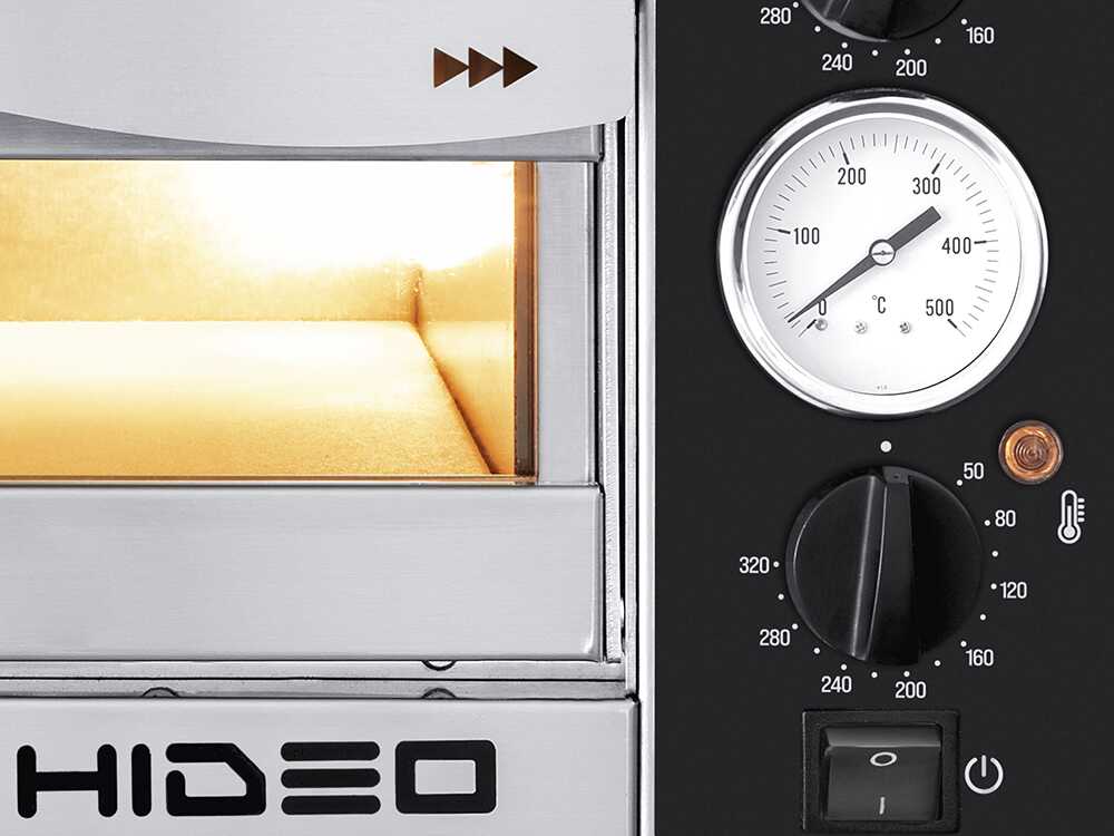 Prismafood HIDEO 2/40 – Horno eléctrico de pizza – 3200 W - Imagen 4