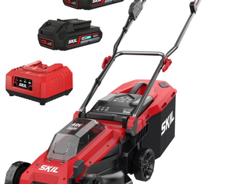 PROMO – Skil 0130 BA – Cortacésped inalámbrico – 2x20V/2ah – Corte 34 cm