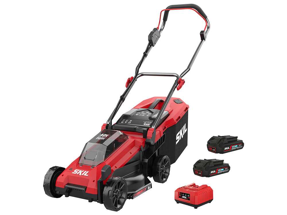 PROMO – Skil 0130 BA – Cortacésped inalámbrico – 2x20V/2ah – Corte 34 cm - Imagen 2