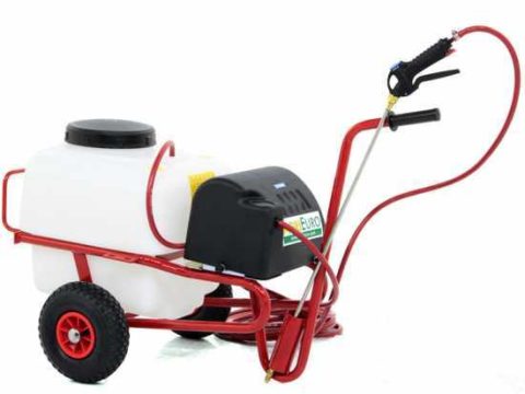 Pulverizador a batería de 12 V de 50 l – Bomba de pulverizador eléctrico sobre carro