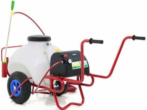 Pulverizador a batería de 12 V de 70 l PRO – Bomba de pulverizador eléctrica sobre carro