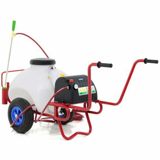 Pulverizador a batería de 12 V de 70 l PRO – Bomba de pulverizador eléctrica sobre carro