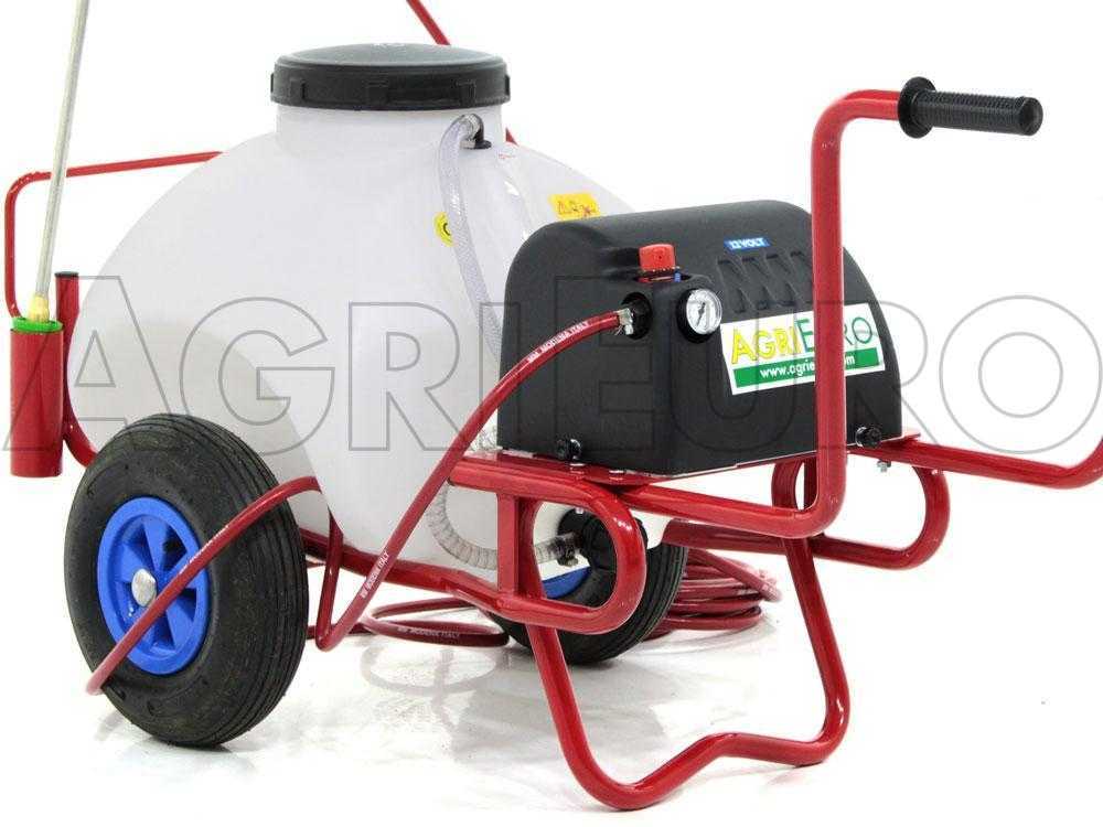 Pulverizador a batería de 12 V de 70 l PRO – Bomba de pulverizador eléctrica sobre carro - Imagen 5