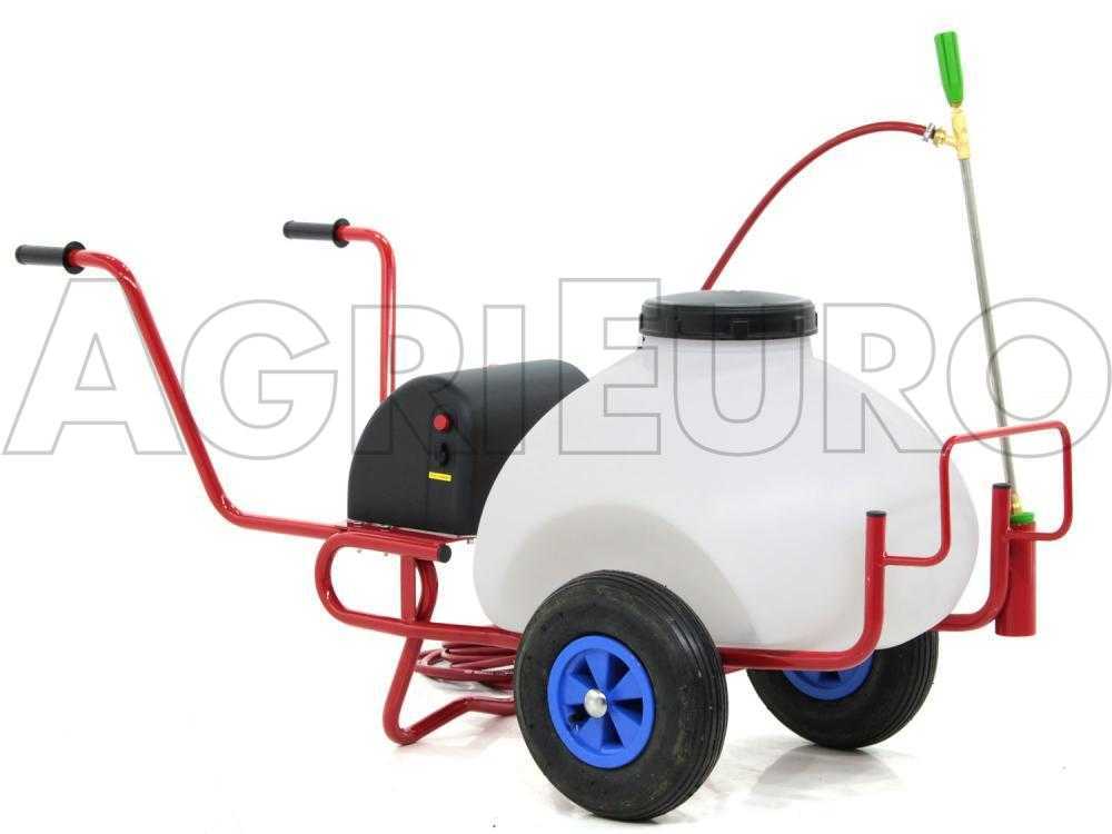 Pulverizador a batería de 12 V de 70 l PRO – Bomba de pulverizador eléctrica sobre carro - Imagen 2