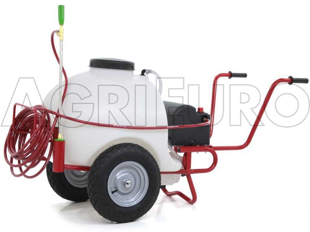 Pulverizador sobre carro a batería de 12V de 120 L PRO – Bomba de pulverización eléctrica con enganche - Imagen 3