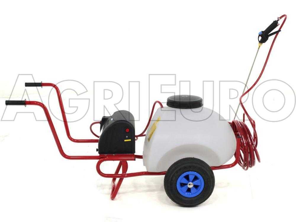 Pulverizador sobre carro a batería de 12V de 70 L – Bomba de pulverización eléctrica con enganche - Imagen 4