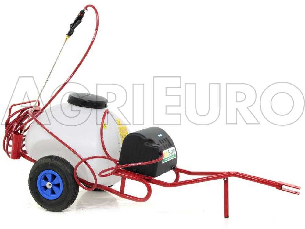 Pulverizador sobre carro a batería de 12V de 70 L – Bomba de pulverización eléctrica con enganche - Imagen 2
