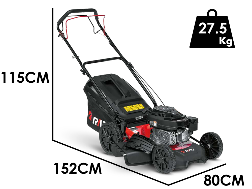 Rato Multipower RMS51Q-V170 – Cortacésped de gasolina autopropulsado – Motor Rato de 170 cm3 - Imagen 2