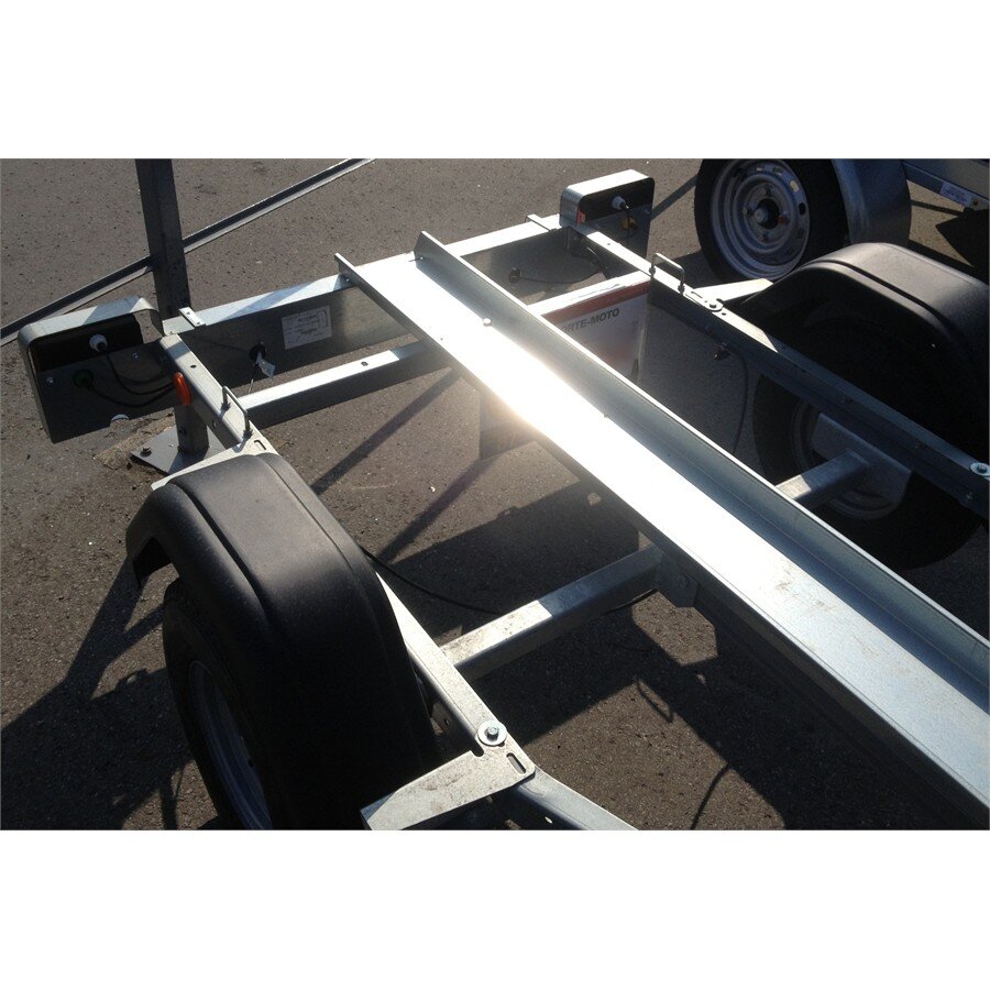 Remolque portamotos para 1 moto 350 Kg Norauto PM1 - Imagen 3