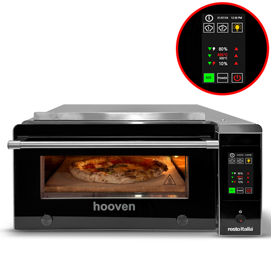 Resto Italia Hooven 341 Digitale – Horno eléctrico de pizza – Pantalla digital