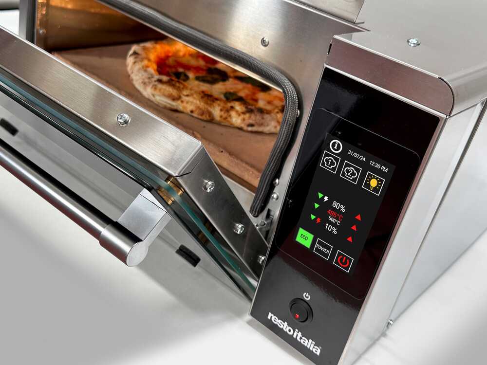 Resto Italia Hooven 341 Digitale – Horno eléctrico de pizza – Pantalla digital - Imagen 3
