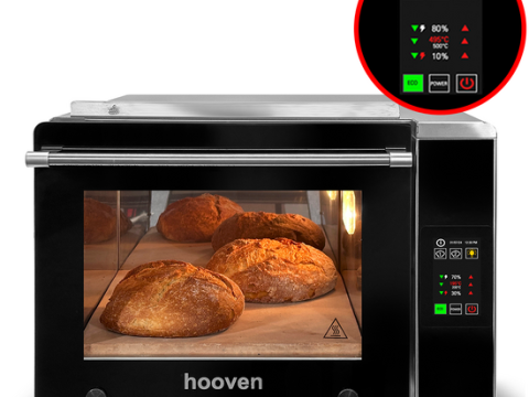 Resto Italia Hooven 342 Digitale – Horno eléctrico para pizza – Pantalla digital