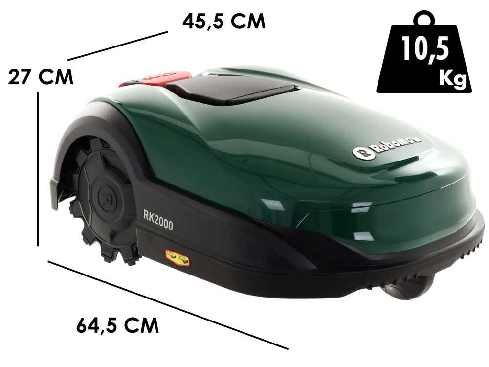Robomow RK 2000 – Robot cortacésped con perímetro – Con batería de litio - Imagen 3