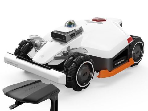 Robot cortacésped Mammotion LUBA 3 AWD 5000 sin cable perimetral, hasta 5000m², pendiente 80%, App, con garaje para cortacésped