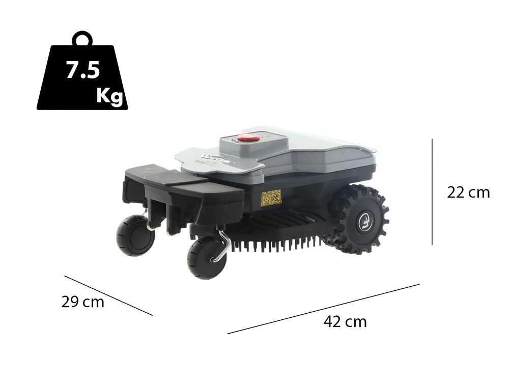 Robot cortacésped Wiper IKE XH10R – Control mediante APP – Anchura de corte 18 cm - Imagen 2