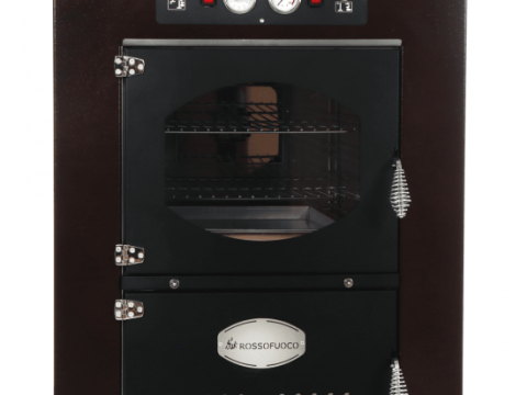 Rossofuoco Garden Color 80 – Horno de leña empotrable Marrón