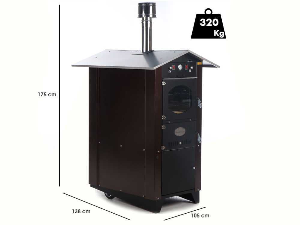 Rossofuoco Garden Plus 100 – Horno de leña de exterior - Imagen 2