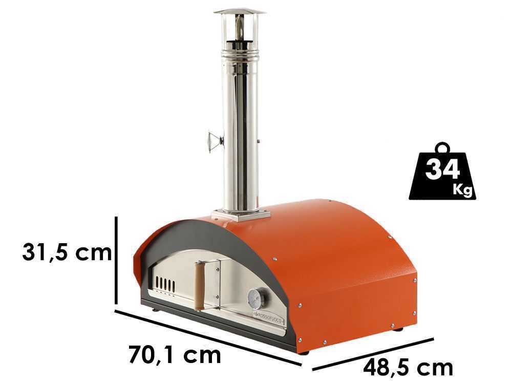 Rossofuoco Mino – Horno de leña de exterior - Imagen 2