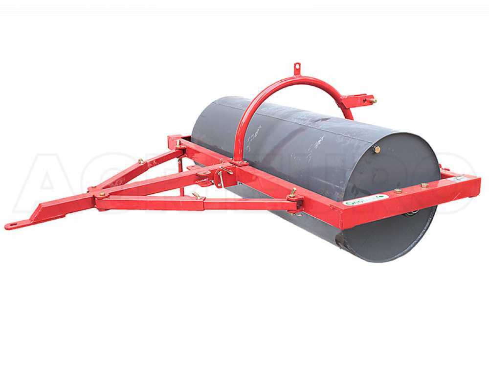 Rodillo compactador agrícola para tractor GeoTech LR150, barra de enganche + enganche de 3 puntos - Imagen 4