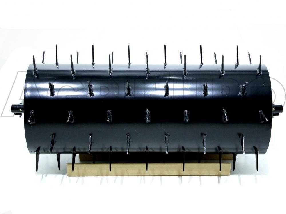 Rodillo compactador dentado 92 cm – aireador de arrastre de acero para tractor cortacésped - Imagen 4